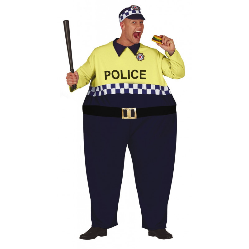Disfraz policía gordo para | Bazar Chinatown