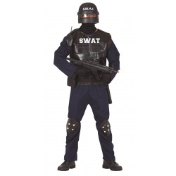 Disfraz de Policia para adulto.Disfraz de Swat para hombre