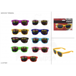 Gafas ray tornasol, diferentes colores