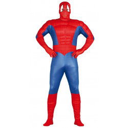 Disfraz superhéroe musculoso o Spiderman para adulto