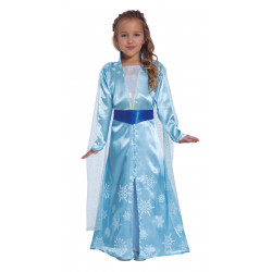 Disfraz de Princesa del hielo o elsa infantil