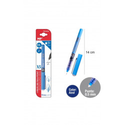Bolígrafo tinta Líquida. Color Azul. 0.5mm