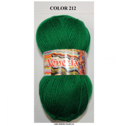 Lana Venezia color verde oscuro No.212
