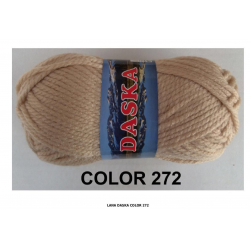 Lana Daska No.272 - Beige oscuro - Ovillo lana gruesa de invierno