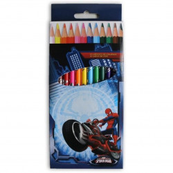 Marvel Spider-man Pack de 12 Lápices de colores