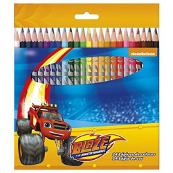 Blaze Pack de 24 Lápices de colores
