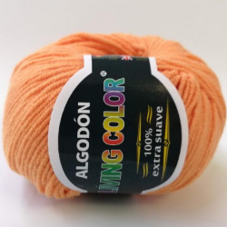 Lana Living Color Algodón Naranja 1119-907