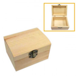 Caja de madera para regalo y bisutería 108 x 83 mm