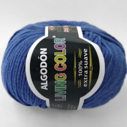 Lana Living Color Algodón Azul Cobalto 1119 - 916