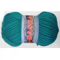 Lana Daska No.267 Turquesa - Ovillo de lana gruesa para invierno