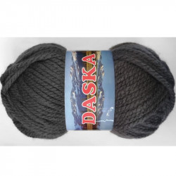 Lana Daska No.205 Gris sombra - Ovillo de lana gruesa para invierno