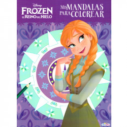 Libro Mis mandalas para colorear Frozen - Libro para colorear infantil