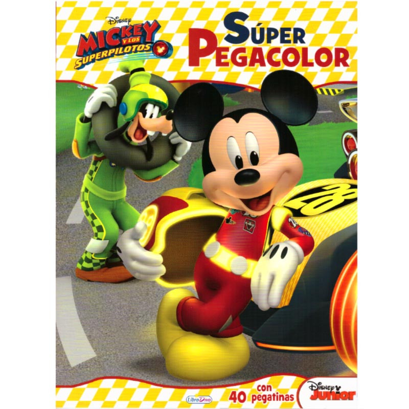Controlar Estados Unidos Deslumbrante Super pegacolor Mickey y los Superpilotos - Libro para colorear infantil |  Bazar Chinatown