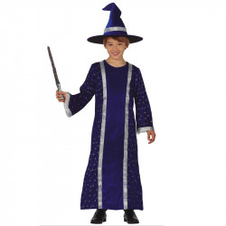 Disfraz de mago sabio infantil - Disfraz de mago Merlín para niños