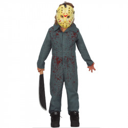 Disfraz de asesino Psicópata infantil - Disfraz de Jason Voorhees para niño