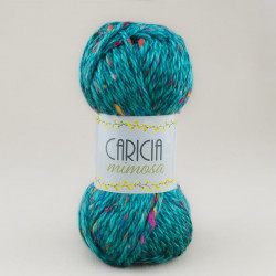 Lana Caricia Mimosa Verde 103 - Ovillo de lana gruesa para invierno