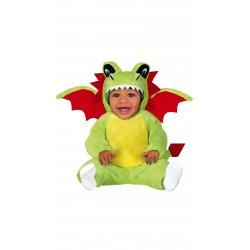 Disfraz de dragón para bebé - Traje dragón verde baby