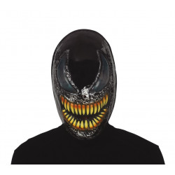 Máscara negra héroe PVC - Máscara Venom