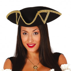 Sombrero almirante pirata fieltro