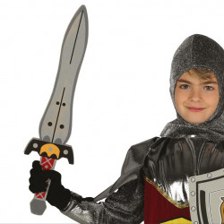 Espada caballero de goma EVA - Espada medieval infantil