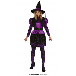 Disfraz Purple Witch Adulta