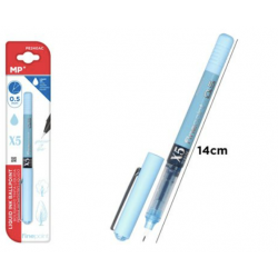 Bolígrafo tinta líquida. Color Azul claro. 0.5mm