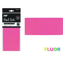Papel seda rosa fluorescente 50x66,5 unidades