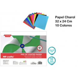 Block de Papel Charol, 10 Colores
