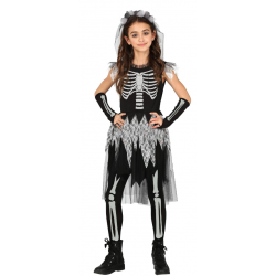 Disfraz de Skull Girl, Disfraz de Chica Calavera Para Niña, Disfraz de Halloween