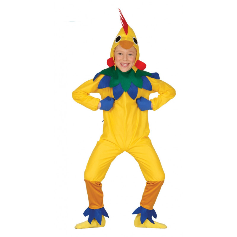 Quemar Furioso acre Disfraz de gallo infantil. Disfraz de pájaro de colores para niño | Bazar  Chinatown