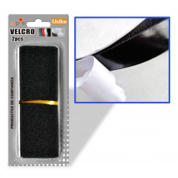 Velcro Adhesivo 5.0x30cms Negro