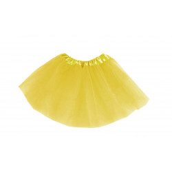 Tutú Infantil Amarillo - Falda de Tul 30cm