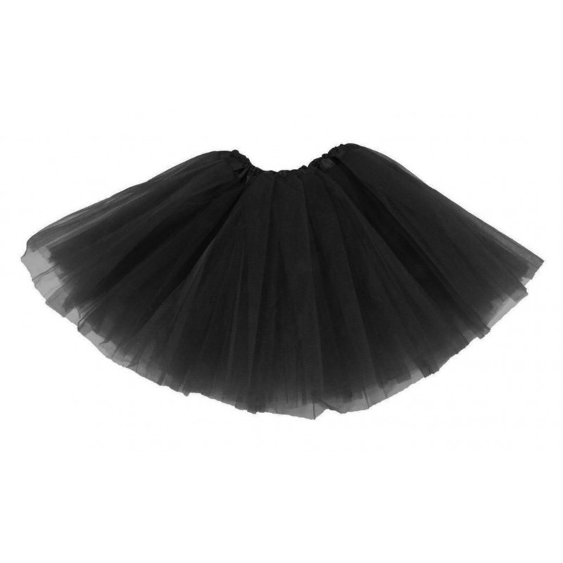 para Adulto, Negro - Falda de Tul 40cm | Bazar Chinatown