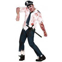Disfraz Policía zombie Adulto