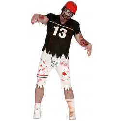 Disfraz Zombie jugador de rugbi Adulto
