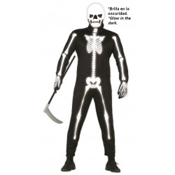 Disfraz Esqueleto "glow in the dark" Adulto