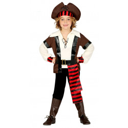 Disfraz pirata de los Siete Mares Infantil , traje de capitán para niño