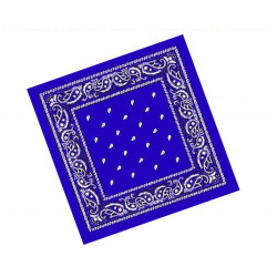 Pañuelo Paisley Azul
