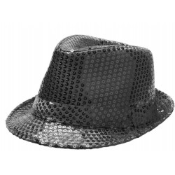 Sombrero de Lentejuelas Negro