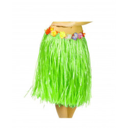 Falda Hawaiana 60cm Verde