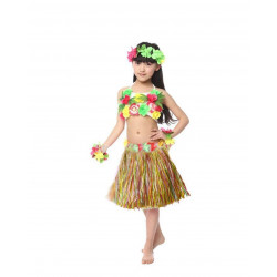 Falda Hawaiana 30cm Multicolor