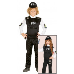 Disfraz de FBI Infantil .  Traje de Policía para niño.