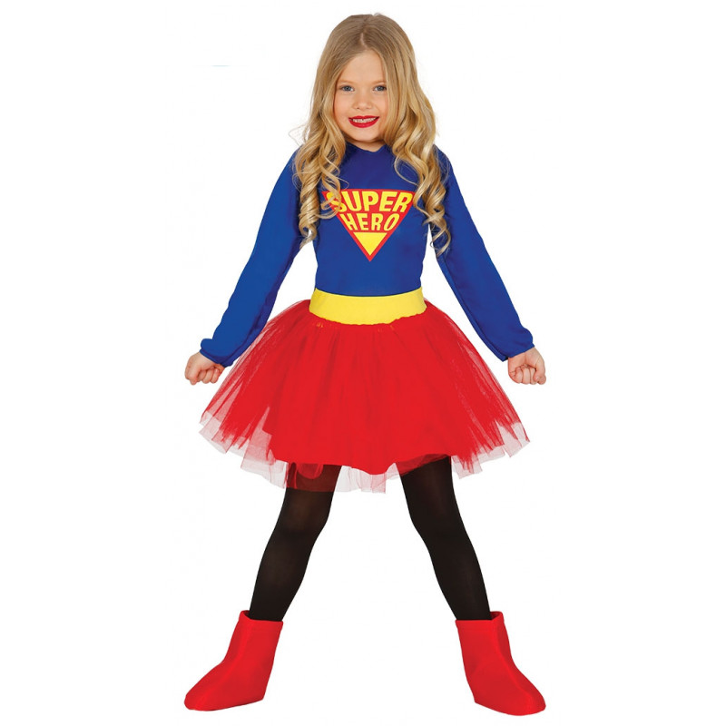 cualquier cosa Comprimido Desarmado Disfraz de Supergirl infantil - Disfraz de superhéroe para niña | Bazar  Chinatown