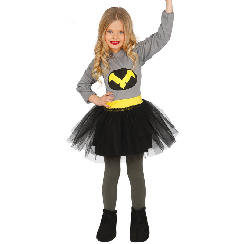 Conmoción alojamiento Malversar Disfraz de Batgirl infantil - Disfraz de Batman para Niña | Bazar Chinatown