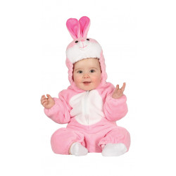 Disfraz de Conejito para bebé - Mono de conejo rosa baby