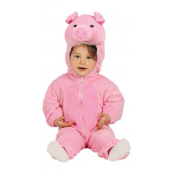 Disfraz de Cerdito baby - Mono de cerdito rosa para bebé