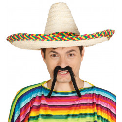 Sombrero mexicano de paja