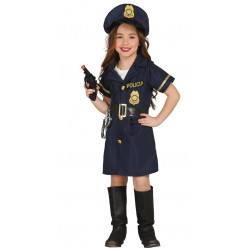 Disfraz de Police Girl Infantil - Disfraz de Policía Urbana para Niña