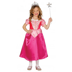Princesa Rosa de Cuento Infantil - Disfraz de 'La Bella Durmiente' para Niña