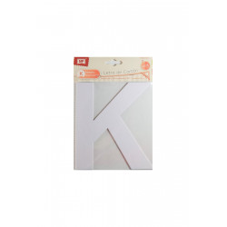 Letra "K" de Cartón